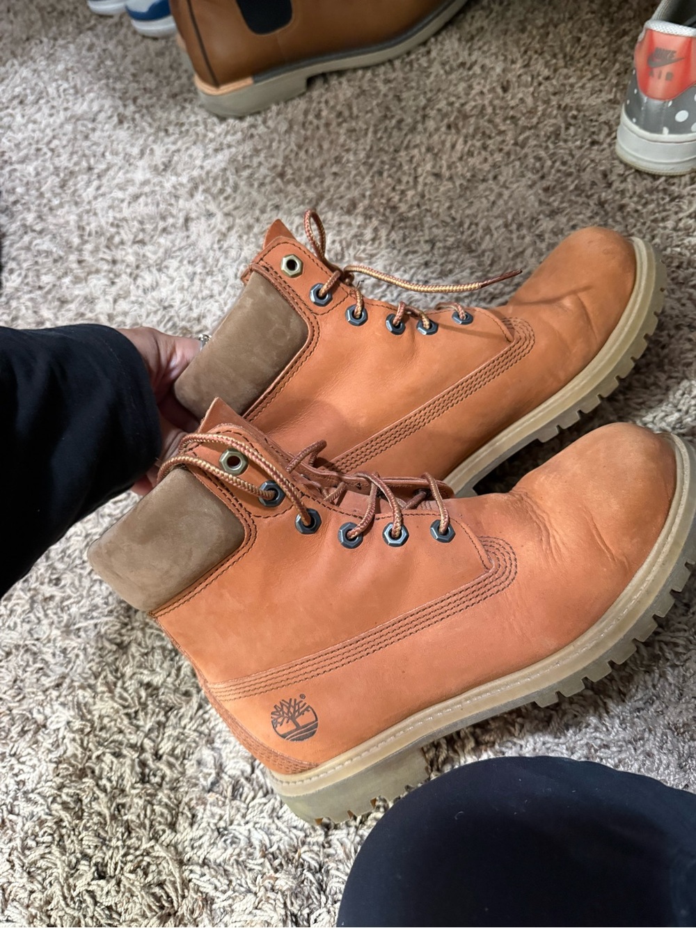 Timberland Premium Wheat Leather Work Boots